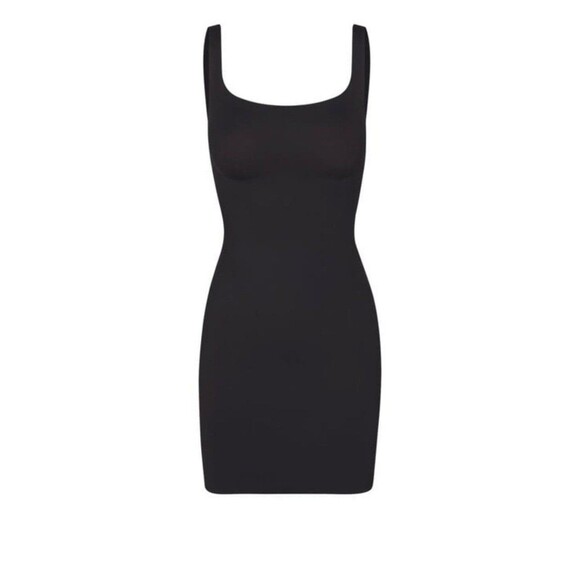 Skims Body Tank Dress onyx small NWT - Picture 1 of 4
